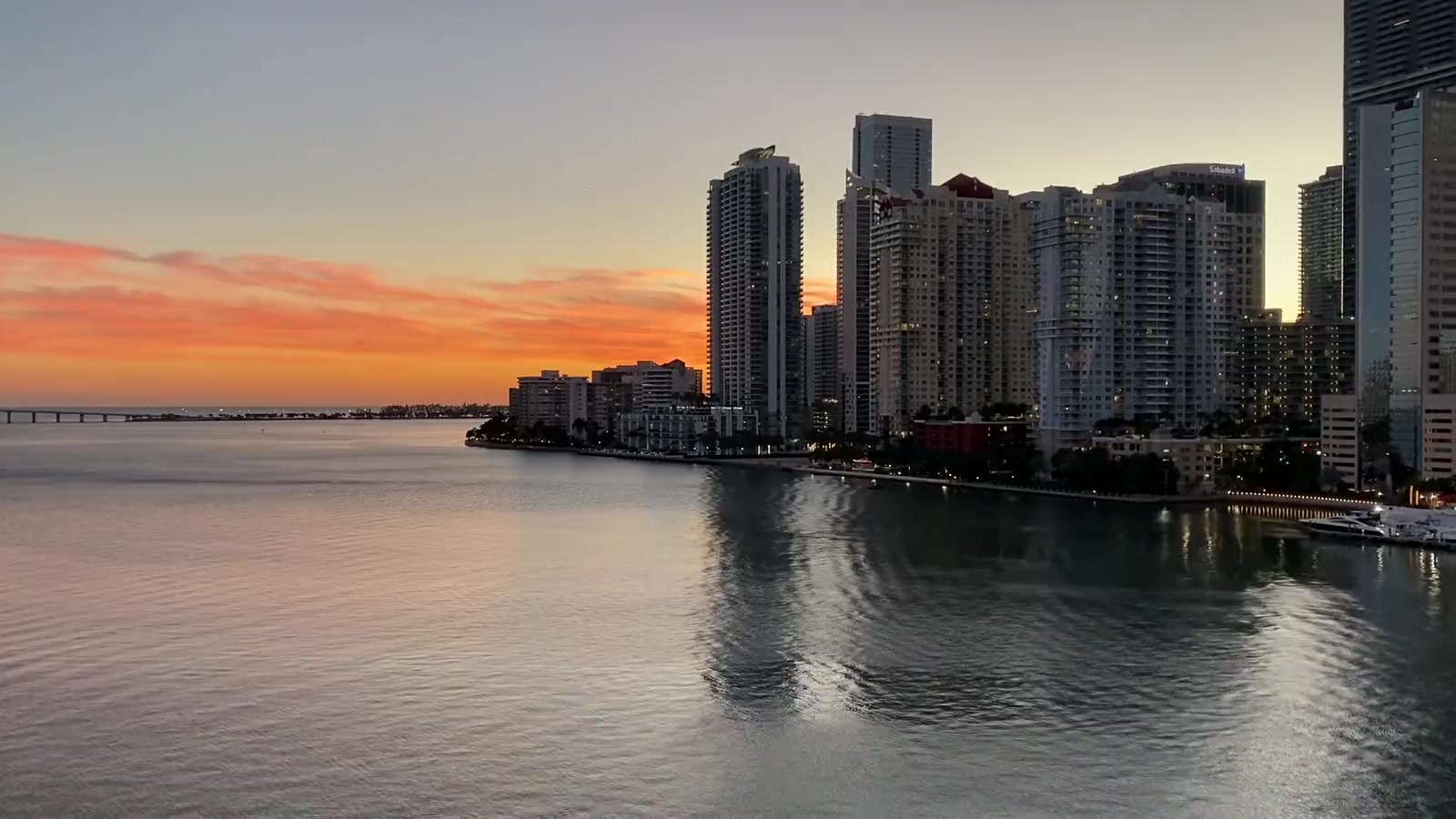 Una calle residencial con palmeras en Florida